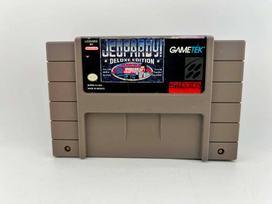 JEOPARDY DELUXE EDITION SUPER NINTENDO SNES