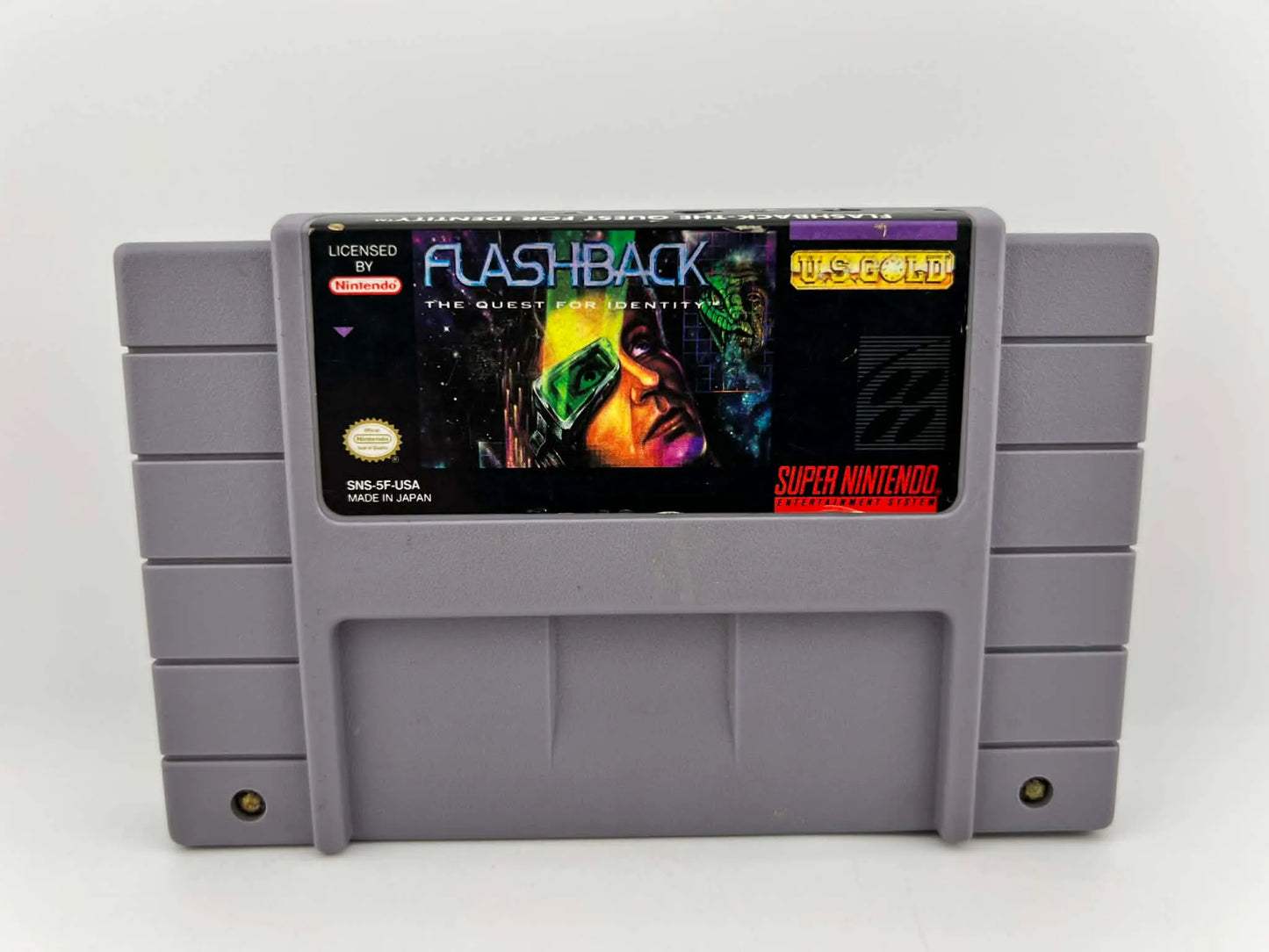 Flashback The Quest for Identity Super Nintendo SNES