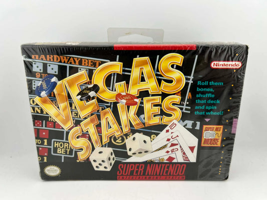 VEGAS STAKES EN BOITE (SUPER NINTENDO SNES)