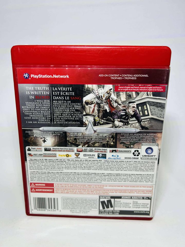 ASSASSIN'S CREED II 2 GREATEST HITS PLAYSTATION 3 PS3 - jeux video game-x