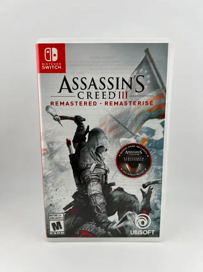 Assassin's Creed III 3 Remastered Nintendo Switch