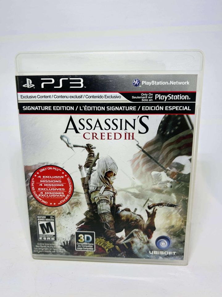 ASSASSIN'S CREED III 3 PLAYSTATION 3 PS3 - jeux video game-x