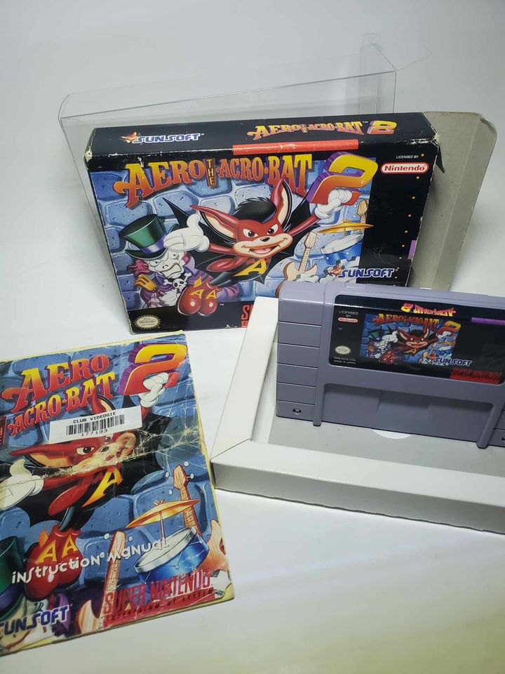 AERO THE ACRO-BAT 2 EN BOITE SUPER NINTENDO SNES - jeux video game-x