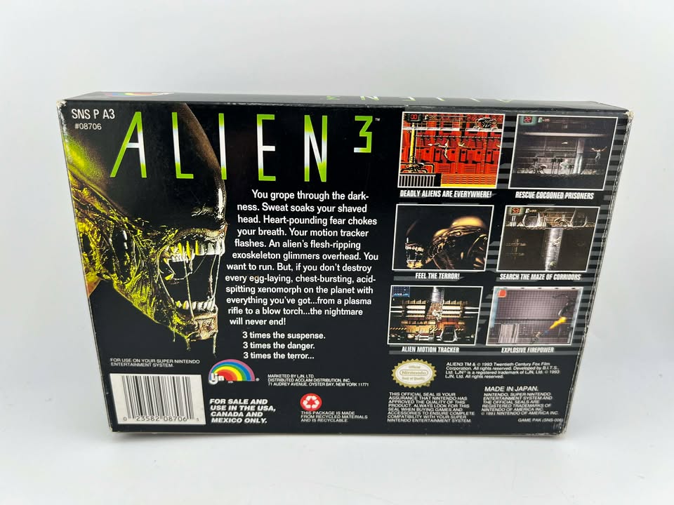 Alien 3 Super Nintendo SNES