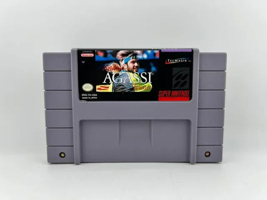 Andre Agassi Tennis Super Nintendo Snes