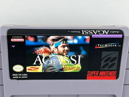 Andre Agassi Tennis Super Nintendo Snes