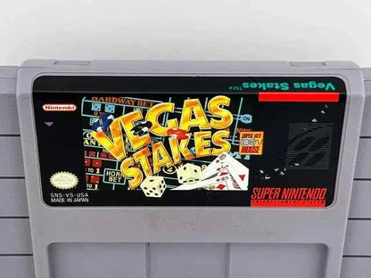 Vegas Stakes Super Nintendo Snes