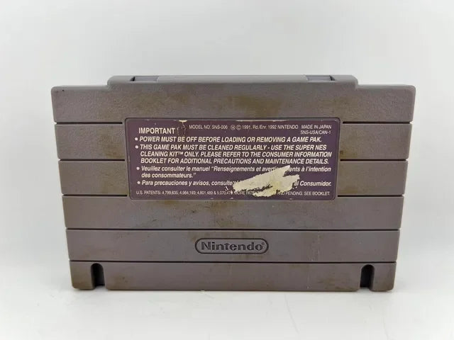 Champions World Class Soccer Super Nintendo Snes