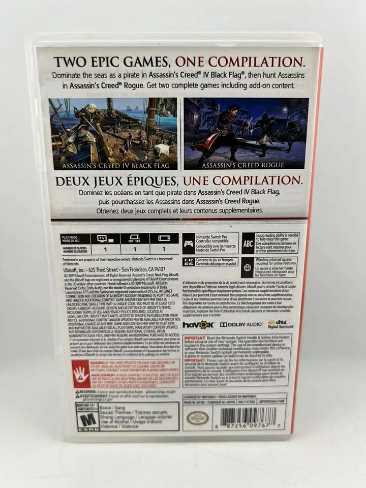 Assassin's Creed: The Rebel Collection Nintendo Switch