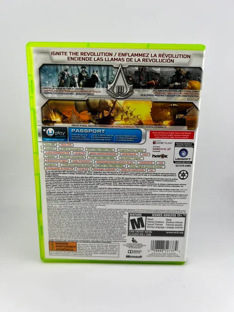 Assassin's Creed III 3 Xbox 360 X360