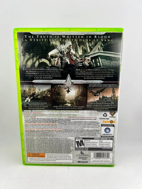 Assassin's Creed II 2 Xbox 360 X360