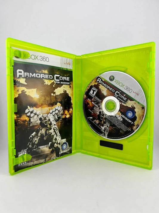 Armored Core For Answer Xbox 360 X360