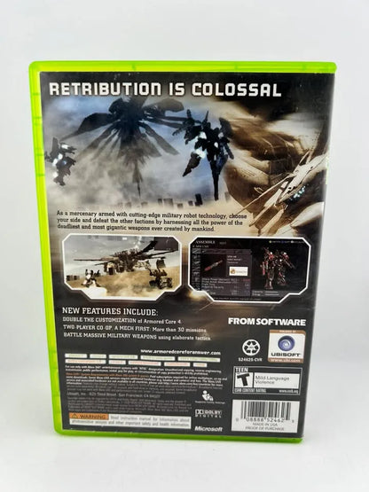 Armored Core For Answer Xbox 360 X360