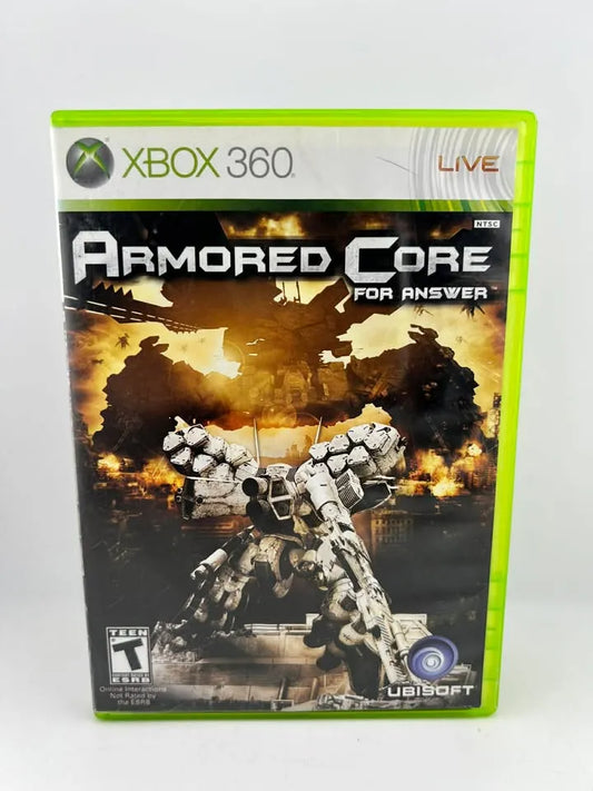 Armored Core For Answer Xbox 360 X360