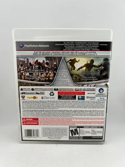 Assassin's Creed Brotherhood Playstation 3 Ps3