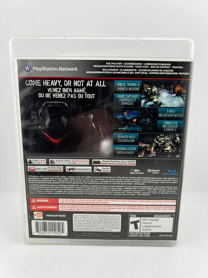 Armored Core V 5 Playstation 3 PS3