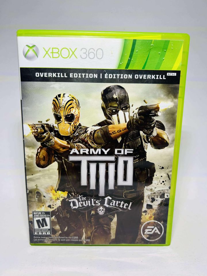 ARMY OF TWO: THE DEVILS CARTEL Overkill Edition XBOX 360 X360 - jeux video game-x