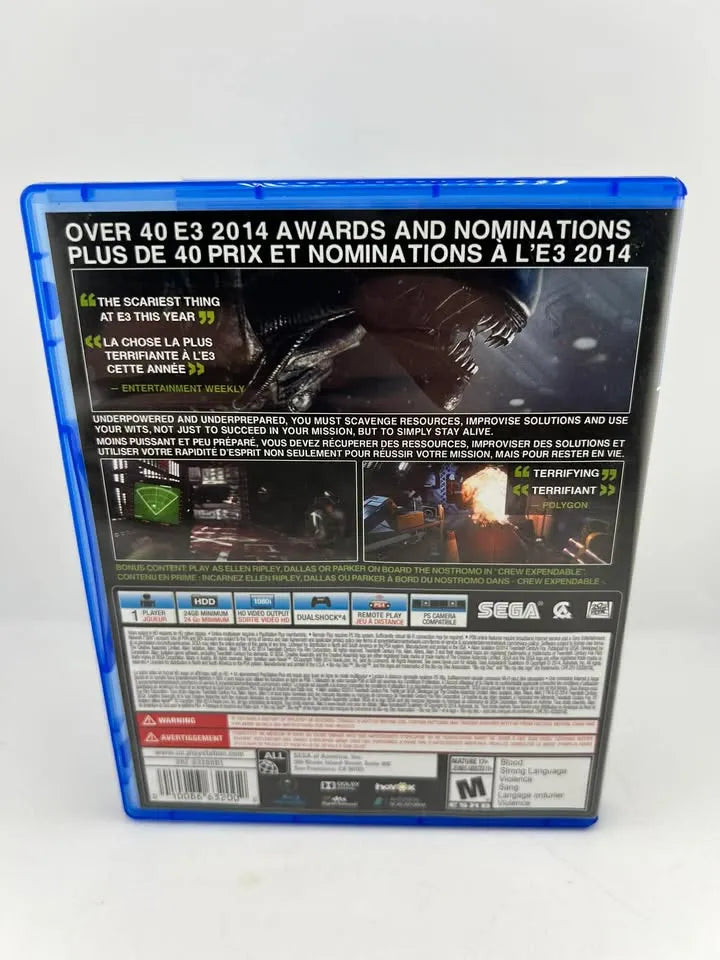 ALIEN: ISOLATION NOSTROMO EDITION PLAYSTATION 4 PS4