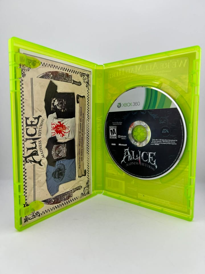 Alice: Madness Returns Xbox 360 X360