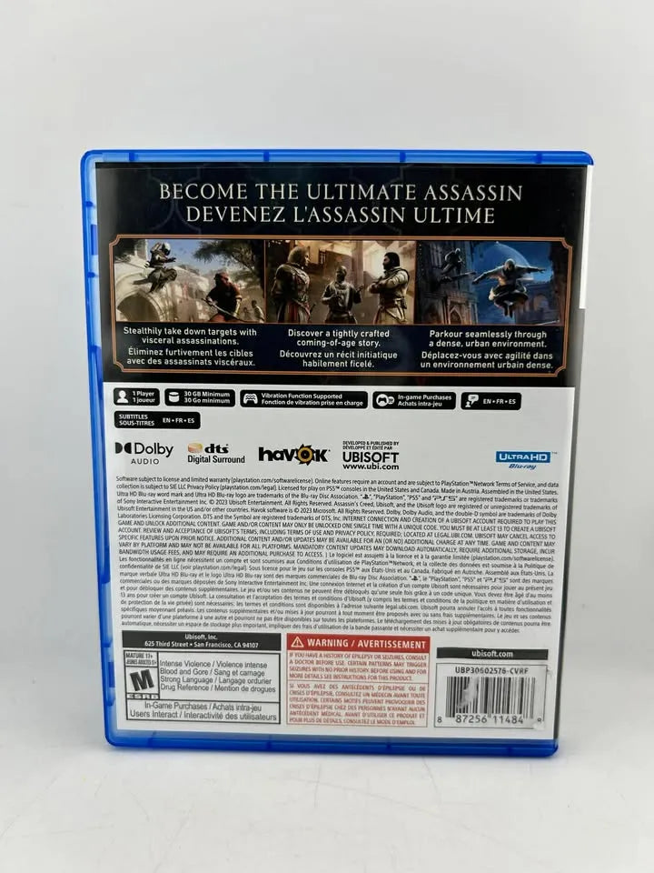 Assassin's Creed: Mirage Playstation 5 PS5
