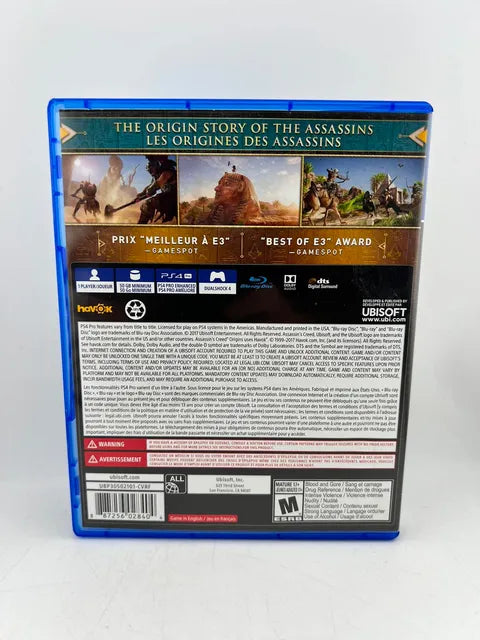Assassin's Creed: Origins Playstation 4 PS4