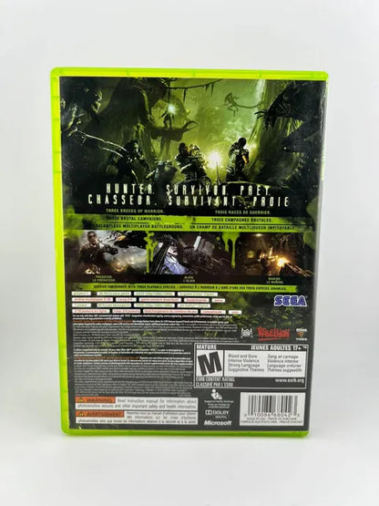 Aliens vs. Predator Xbox 360 X360
