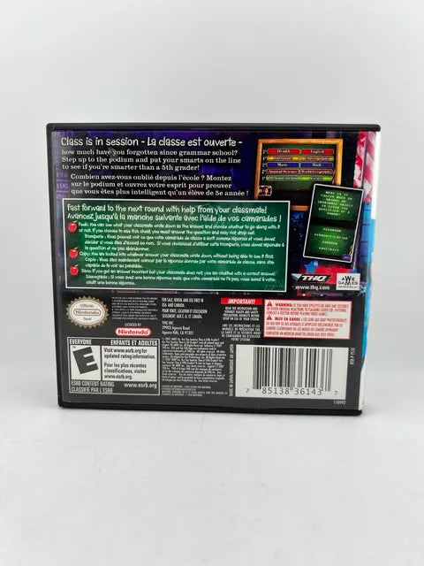 Are You Smarter Than A 5th Grader Nintendo DS