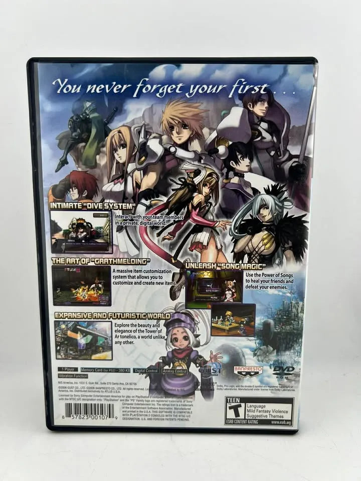 Ar Tonelico Melody of Elemia Limited Edition Playstation 2 PS2