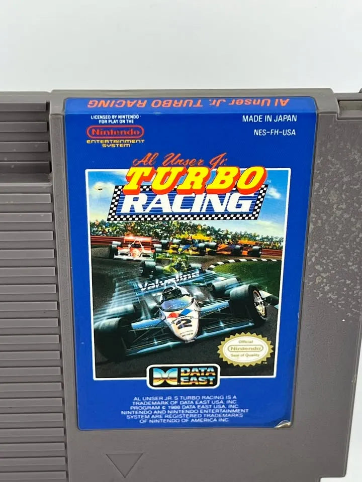 Al Unser Jr. Turbo Racing Nintendo NES