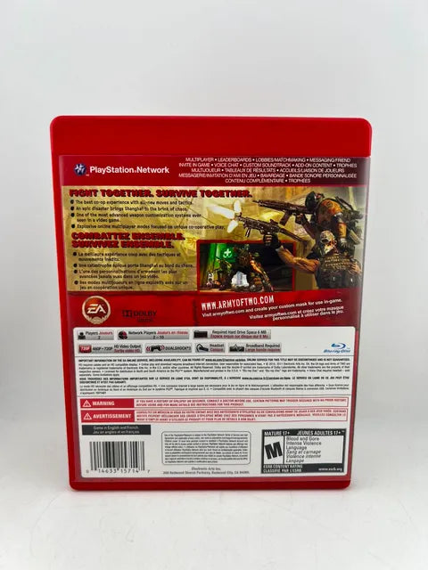 Army of Two: The 40th Day Greatest Hits Playstation 3 PS3
