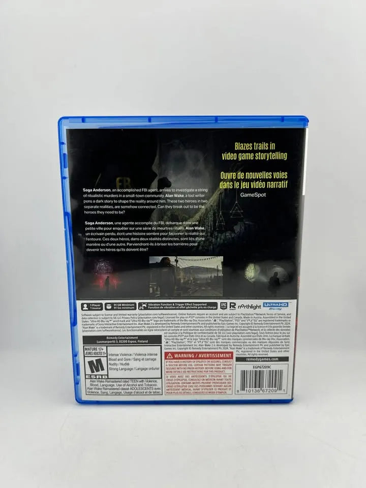 Alan Wake II2 : Deluxe Edition Playstation 5 PS5