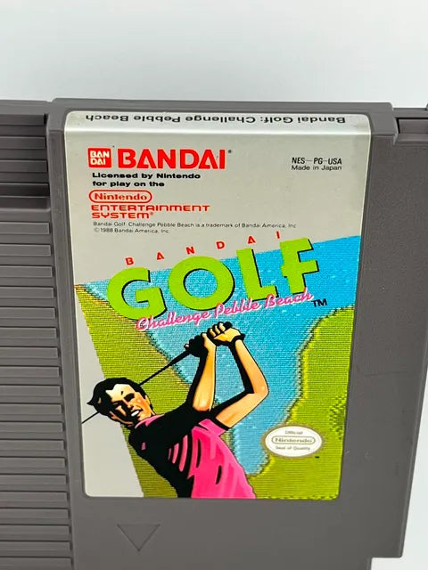 Bandai Golf Challenge At Pebble Beach Nintendo Nes