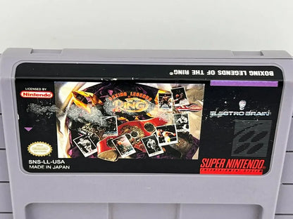 Boxing Legends Of The Ring Super Nintendo Snes