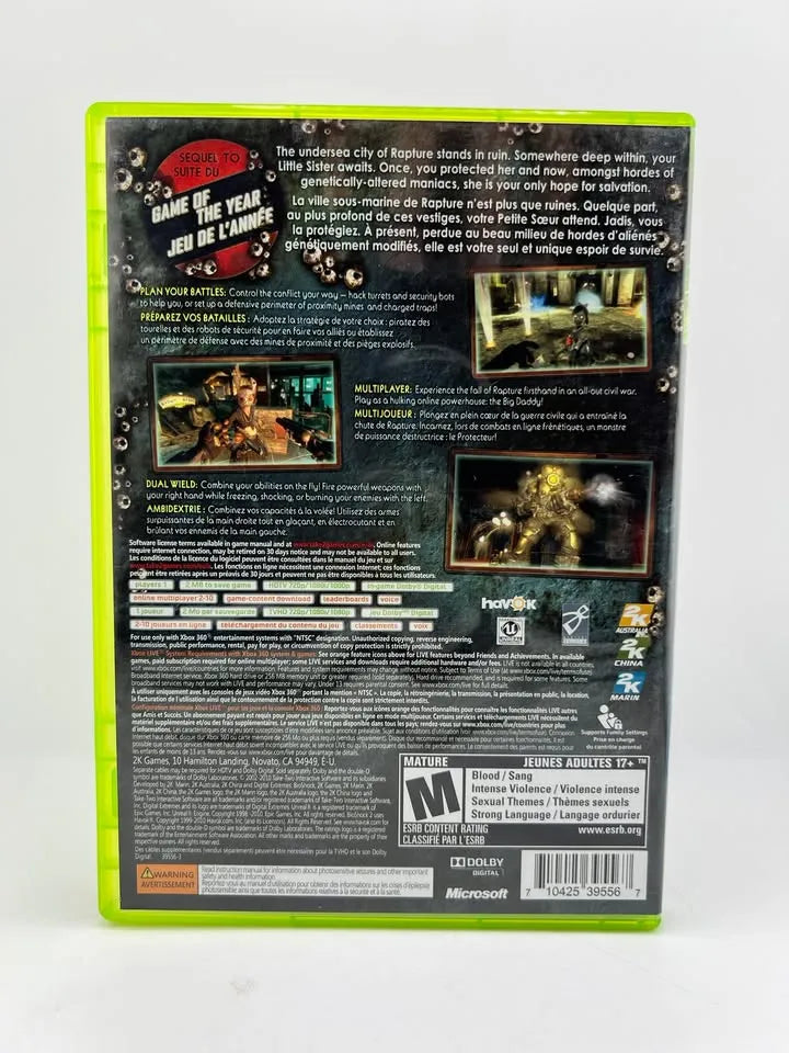 Bioshock 2 Xbox 360 X360