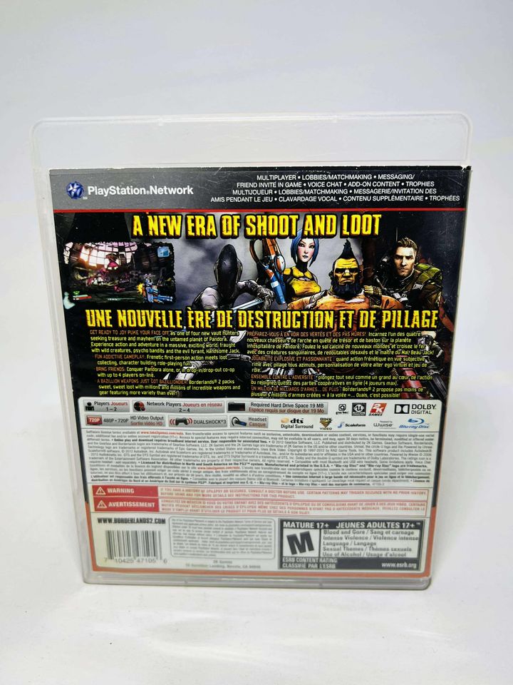 BORDERLANDS 2 PLAYSTATION 3 PS3 - jeux video game-x