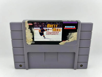 Brett Hull Hockey Super Nintendo Snes