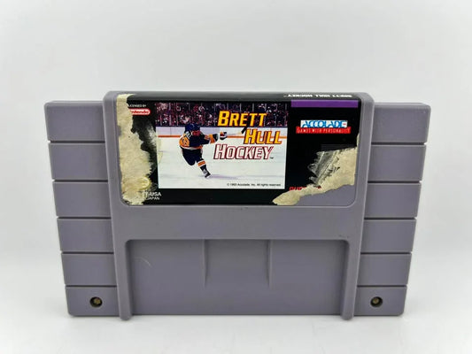 Brett Hull Hockey Super Nintendo Snes
