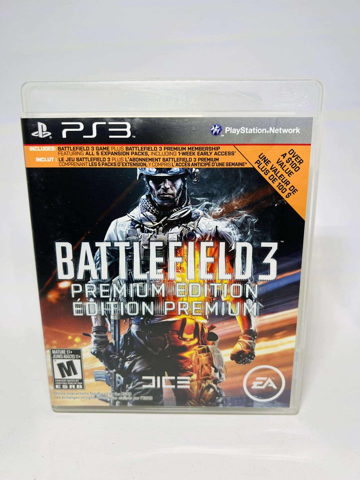 BATTLEFIELD 3 PREMIUM EDITION (PLAYSTATION 3 PS3) - jeux video game-x