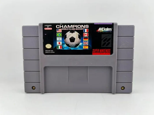 Champions World Class Soccer Super Nintendo Snes