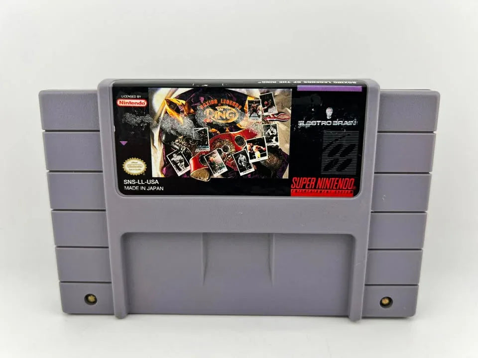 Boxing Legends Of The Ring Super Nintendo Snes