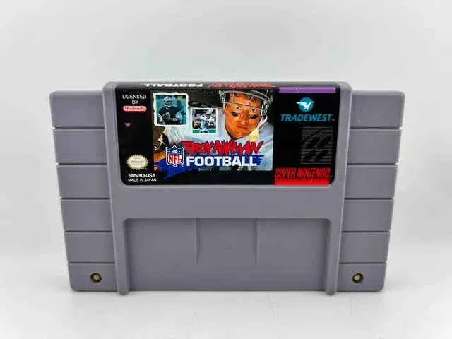 Troy Aikman NFL Football Super Nintendo SNES