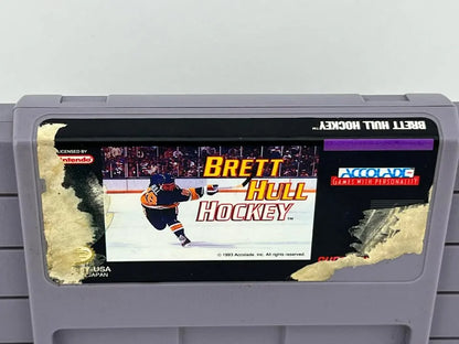 Brett Hull Hockey Super Nintendo Snes