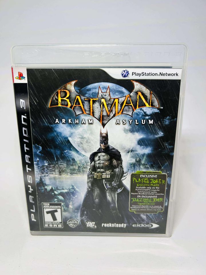 BATMAN: ARKHAM ASYLUM PLAYSTATION 3 PS3 - jeux video game-x