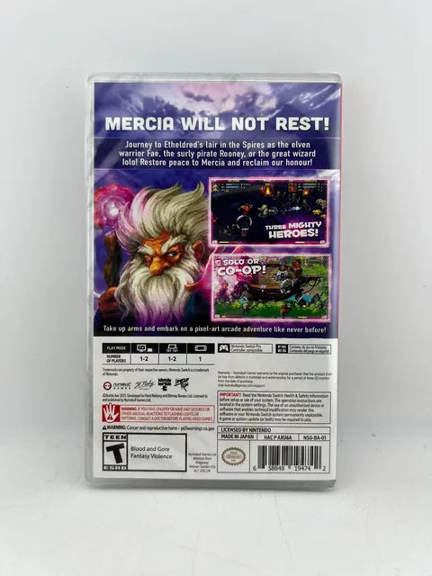 Battle Axe Limited Run Games Nintendo Switch