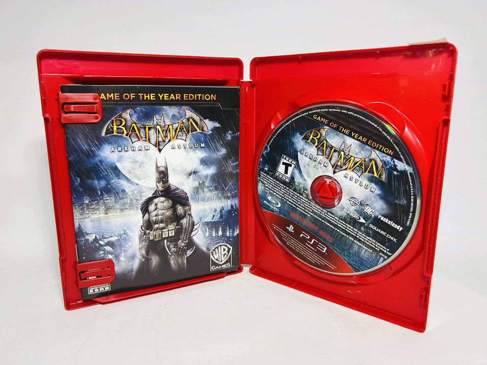 BATMAN: ARKHAM ASYLUM GAME OF THE YEAR GOTY GREATEST HITS (PLAYSTATION 3 PS3) - jeux video game-x