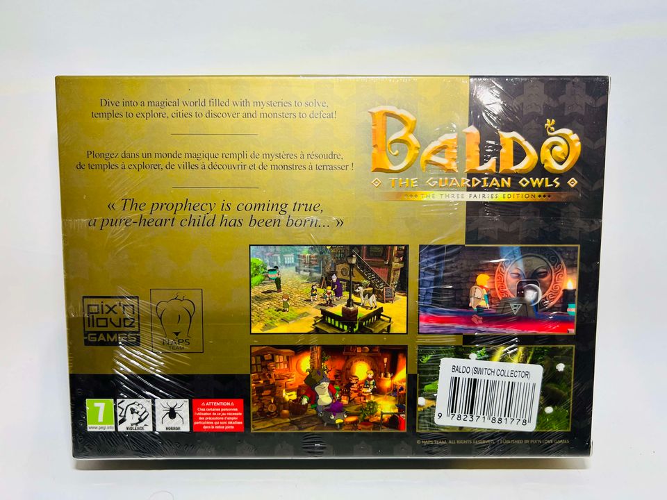 Baldo The Guardian Owls: Three Fairies Edition Collector edition PAL IMPORT JSWITCH - jeux video game-x