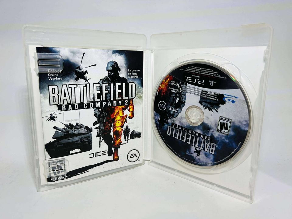 BATTLEFIELD BAD COMPANY 2 PLAYSTATION 3 PS3 - jeux video game-x