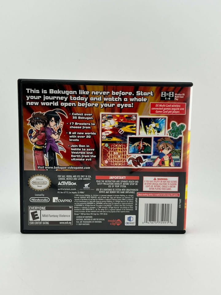 Bakugan Battle Brawlers Nintendo DS