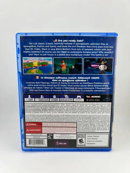 SpongeBob SquarePants Battle for Bikini Bottom Rehydrated Playstation 4 PS4