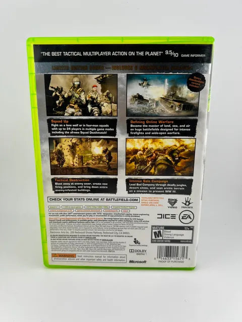 Battlefield Bad Company 2 Limited Edition Xbox 360 X360